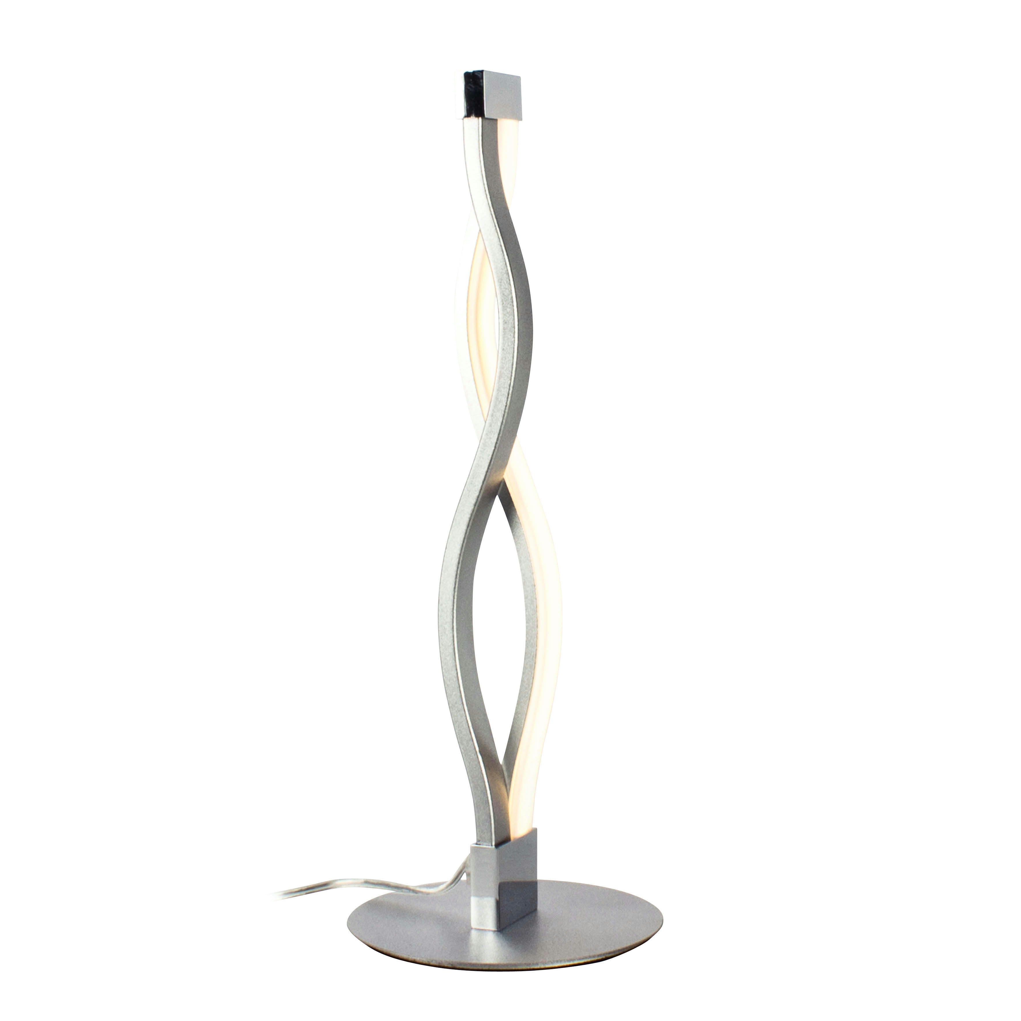 SAHARA - Lampe en métal argenté