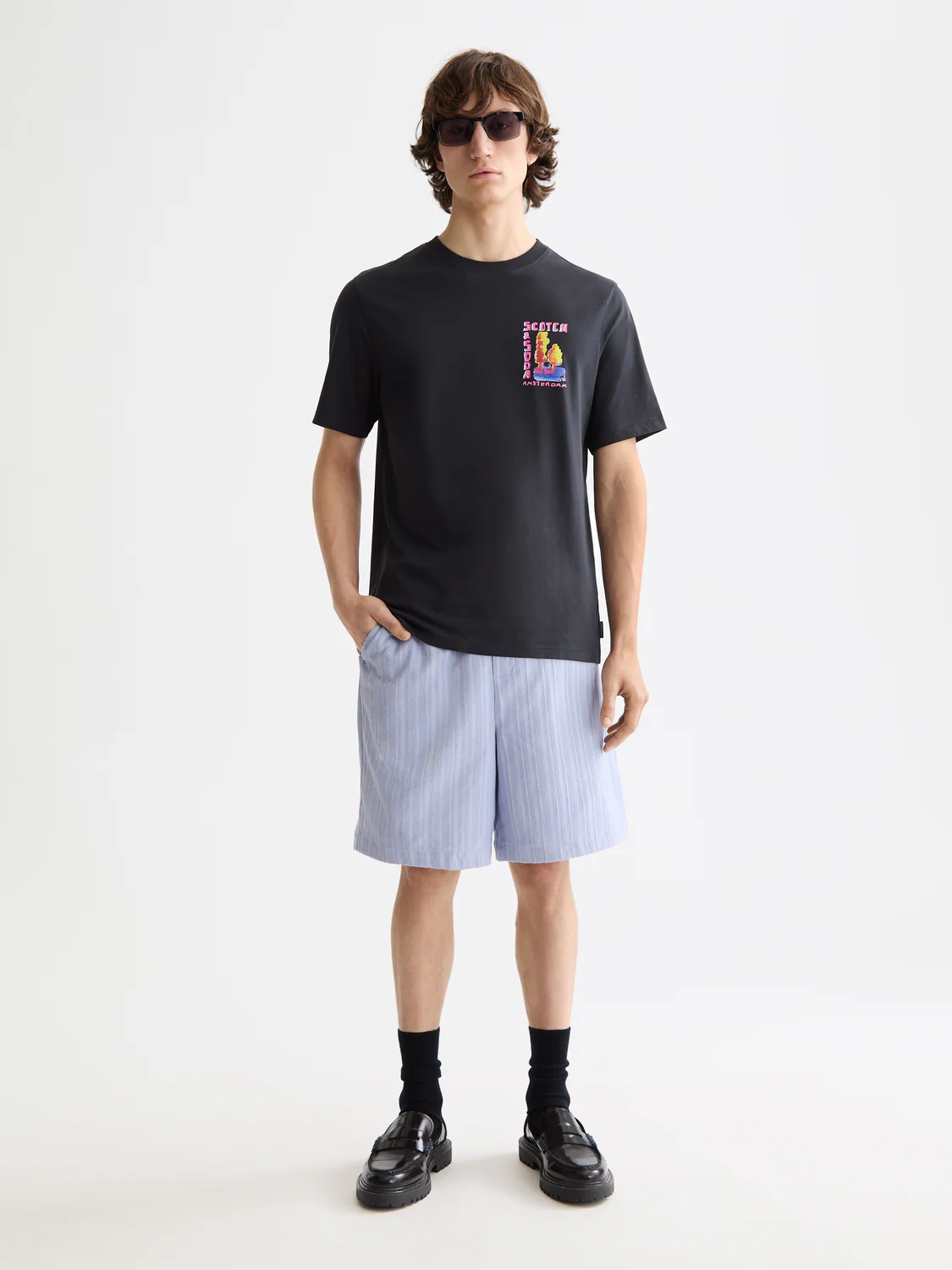 Regular-Fit Front And Back Artwork T-Shirt