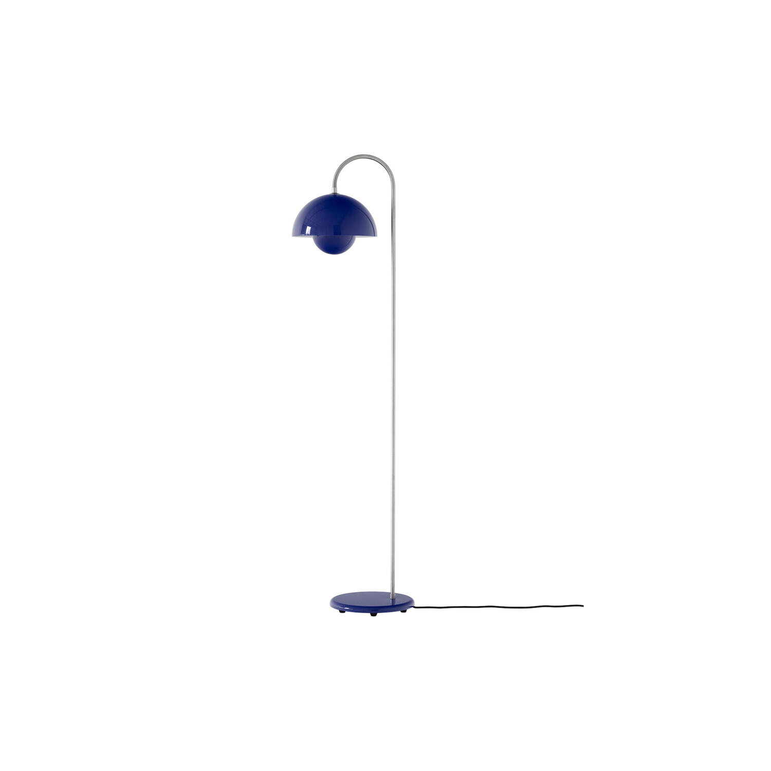 Flowerpot VP12 Floor Lamp, cobalt blue