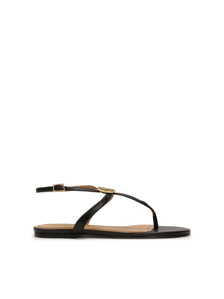 Black flip flop style sandals
