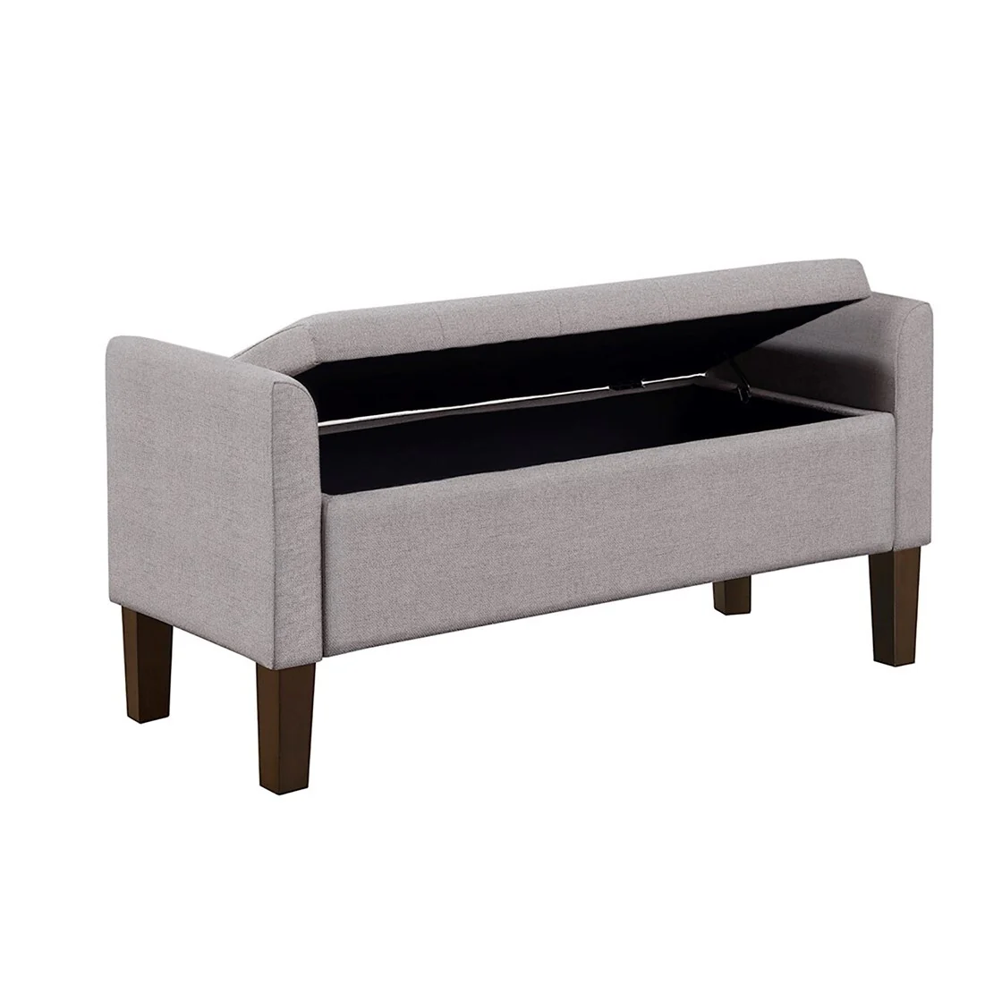 Flip-top Upholstered Storage Bench