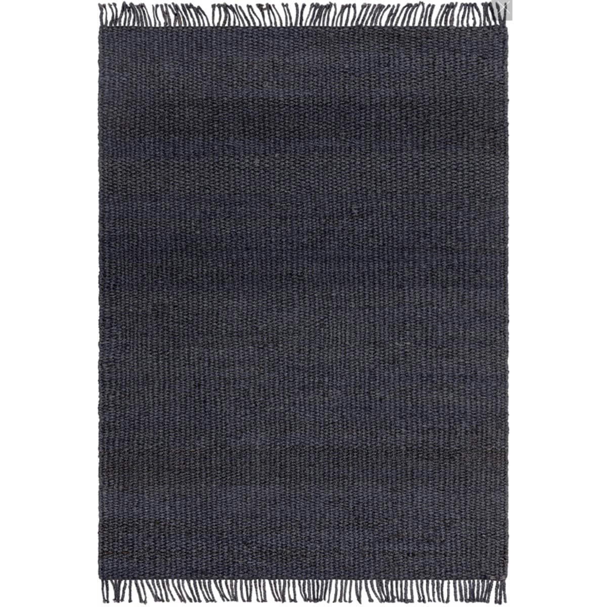 HURST - Tapis design en jute bleu marine 160x230 cm