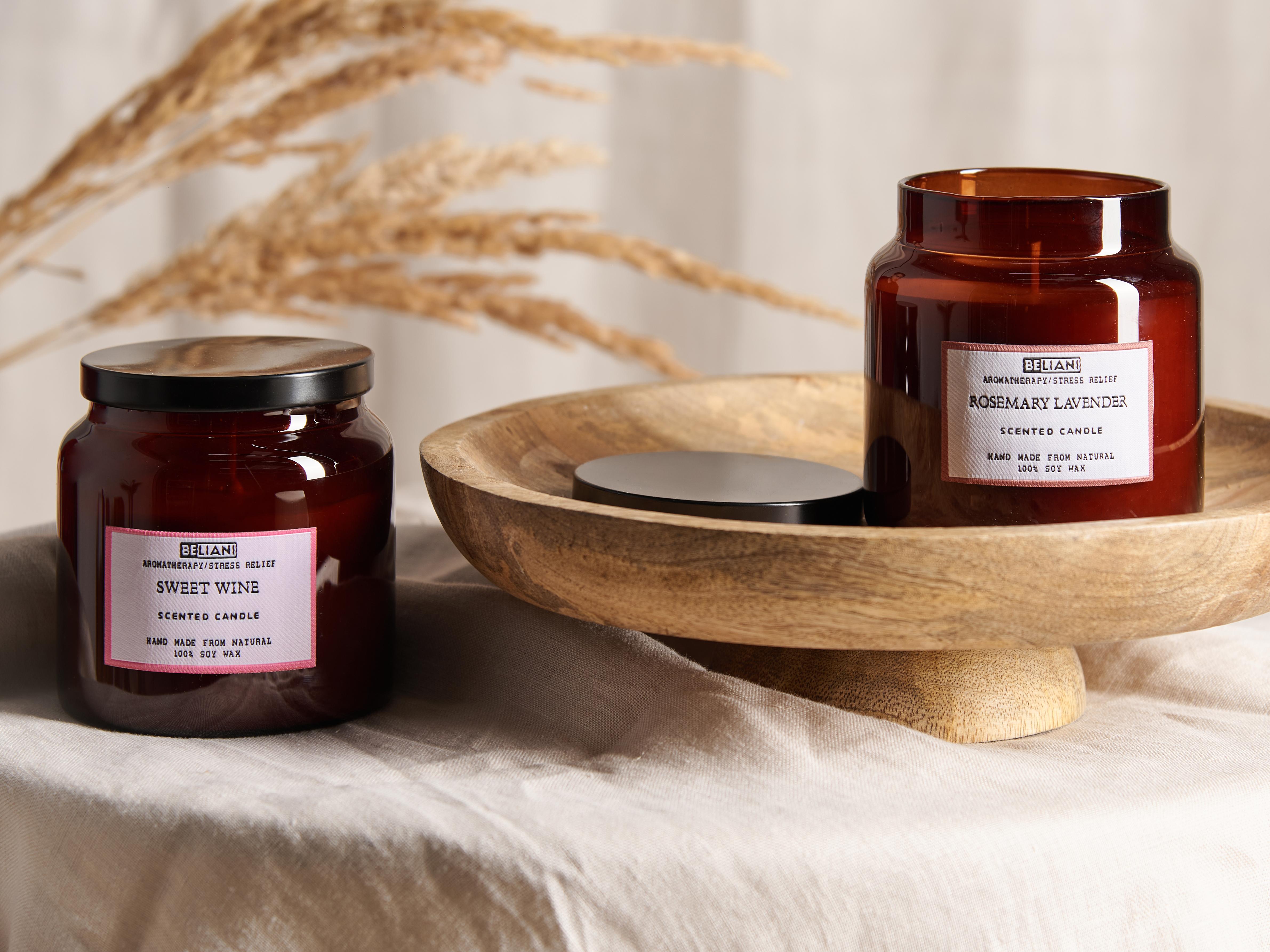 Set of 2 Scented Candles ABSOLUTE ALCHEMY Soy Wax Fresh Notes