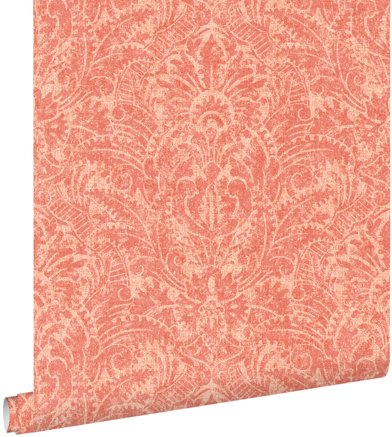 ESTAhome behang ornamenten zalm roze - 50 x 900 cm - 131617