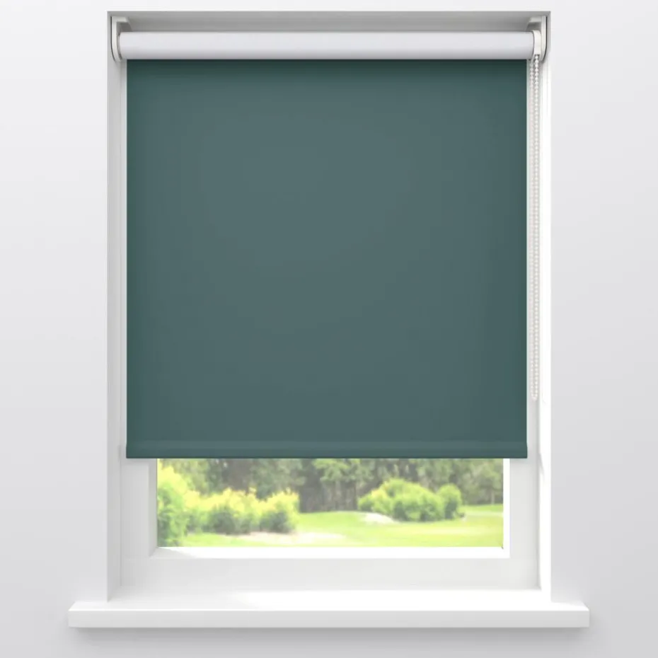 Kwantum Rolgordijnen | Fenstr Rolgordijn Noor  Verduisterend Groen