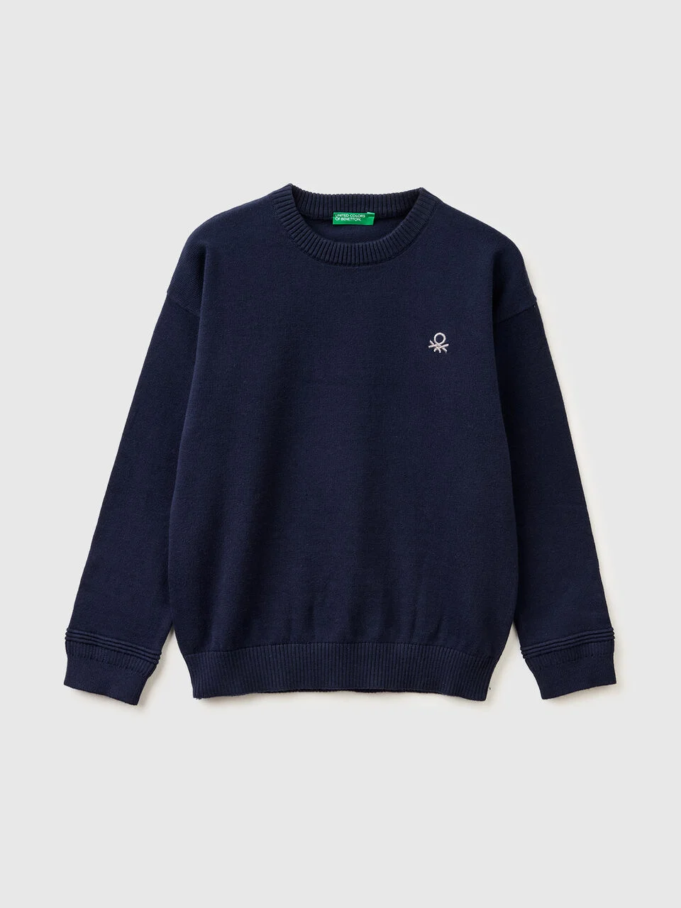 Organic cotton crew neck sweater