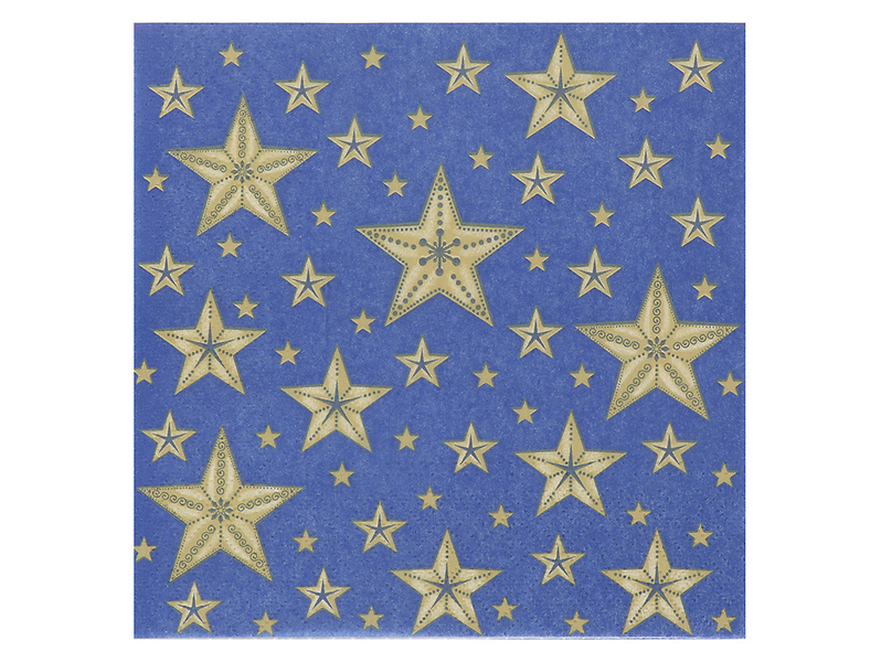 Serwetki Beautiful Stars Blue 20 szt. 33x33 cm