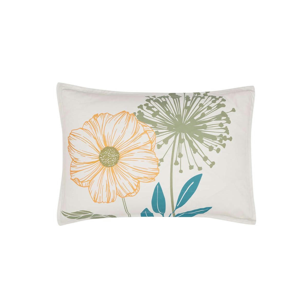 MOLEN - 2 taies d'oreillers en percale de coton  ficelle 50x70 cm