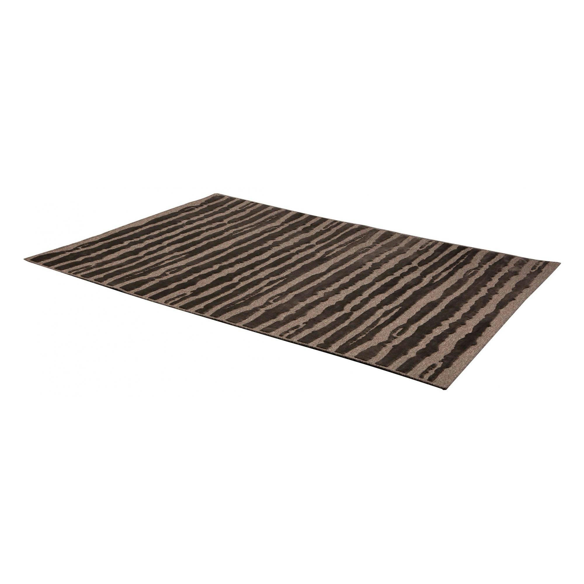 YUMA - Tapis  en laine noisette 160 x 230