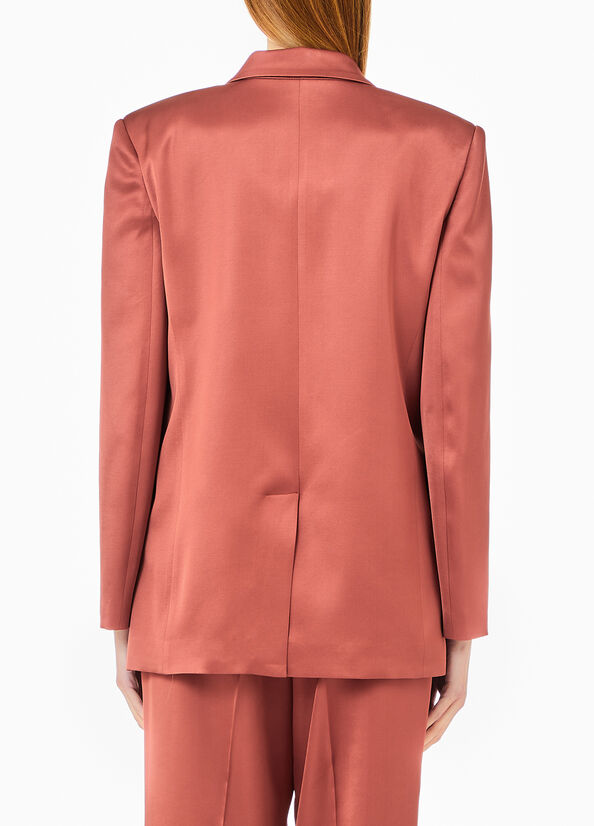Blazer da completo in raso