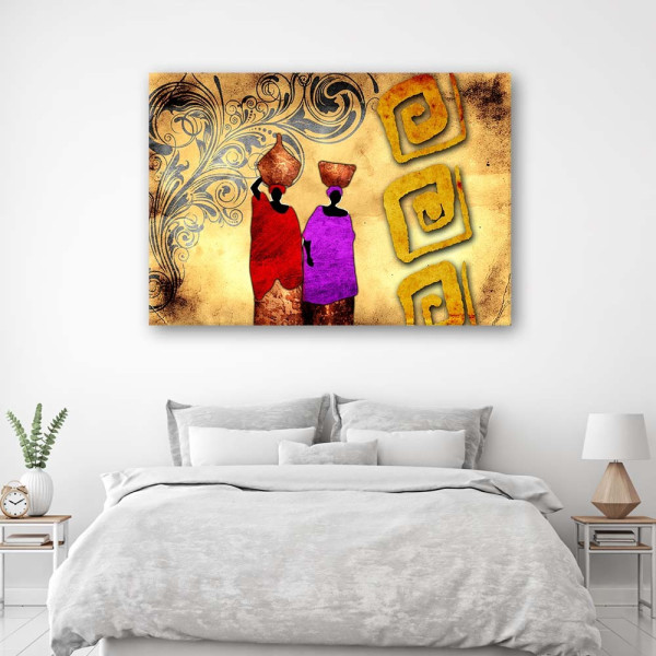 Feeby Obraz na płótnie Dwie Afrykanki 60x40