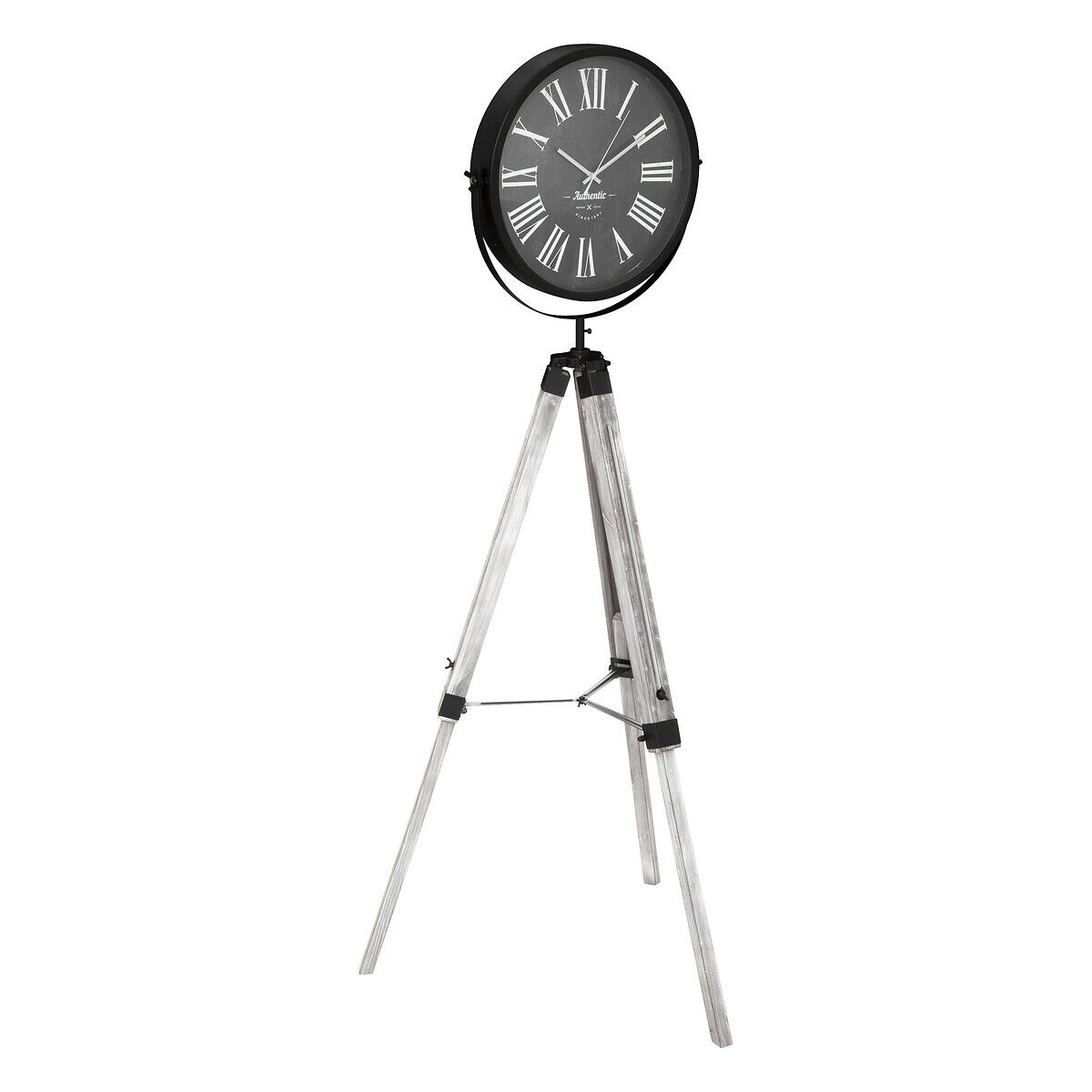 Relógio de chão ATIKA preto com tripé 150cm