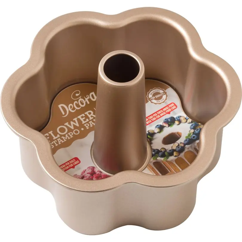 Gugelhupfform Gold Blume