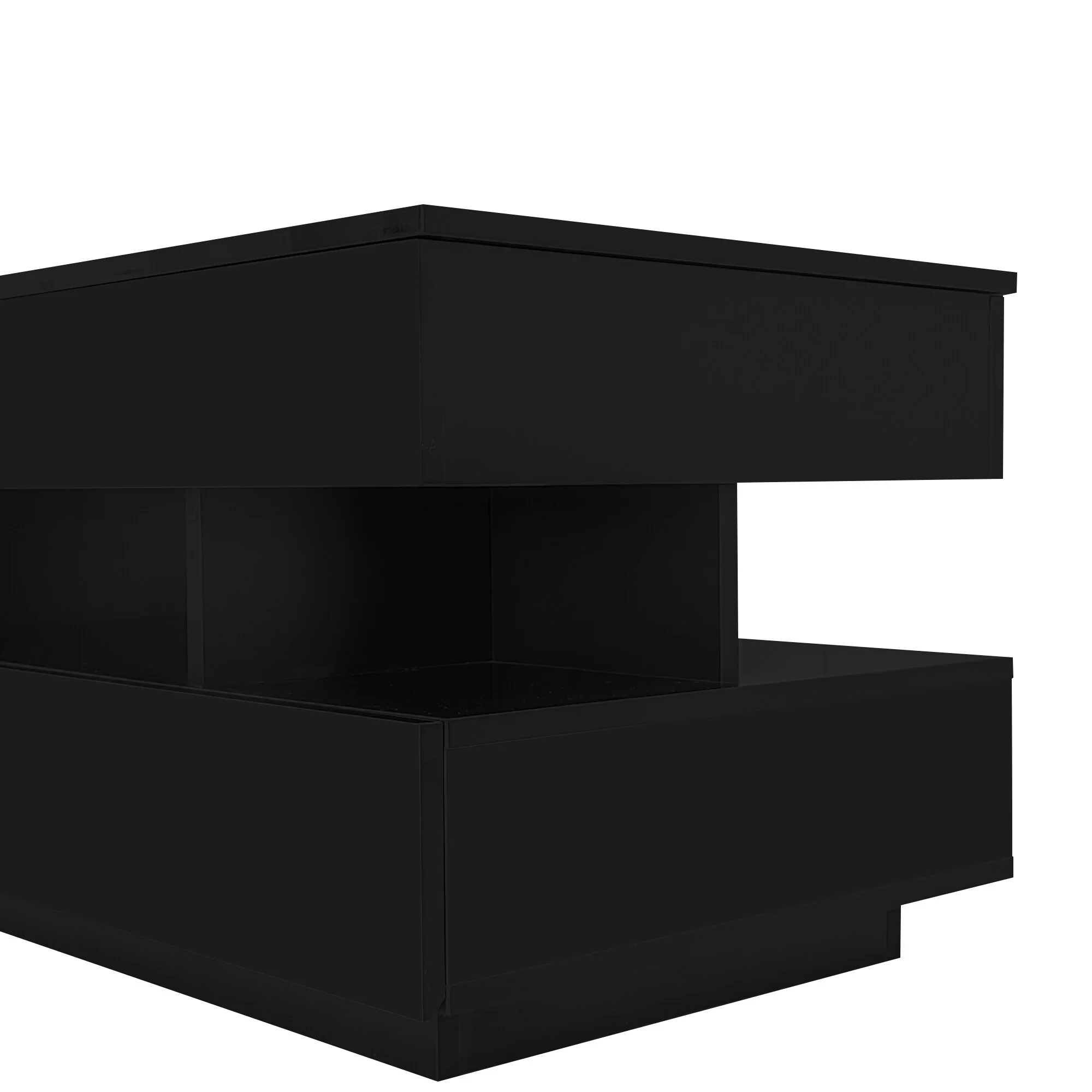 39x19'' Lift-Top Coffee Table with 2 Drawers for Living Room