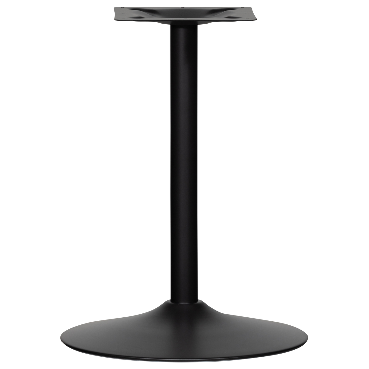WOOOD ronde Buisvoet bistro - Metaal - Zwart - 72x54x54