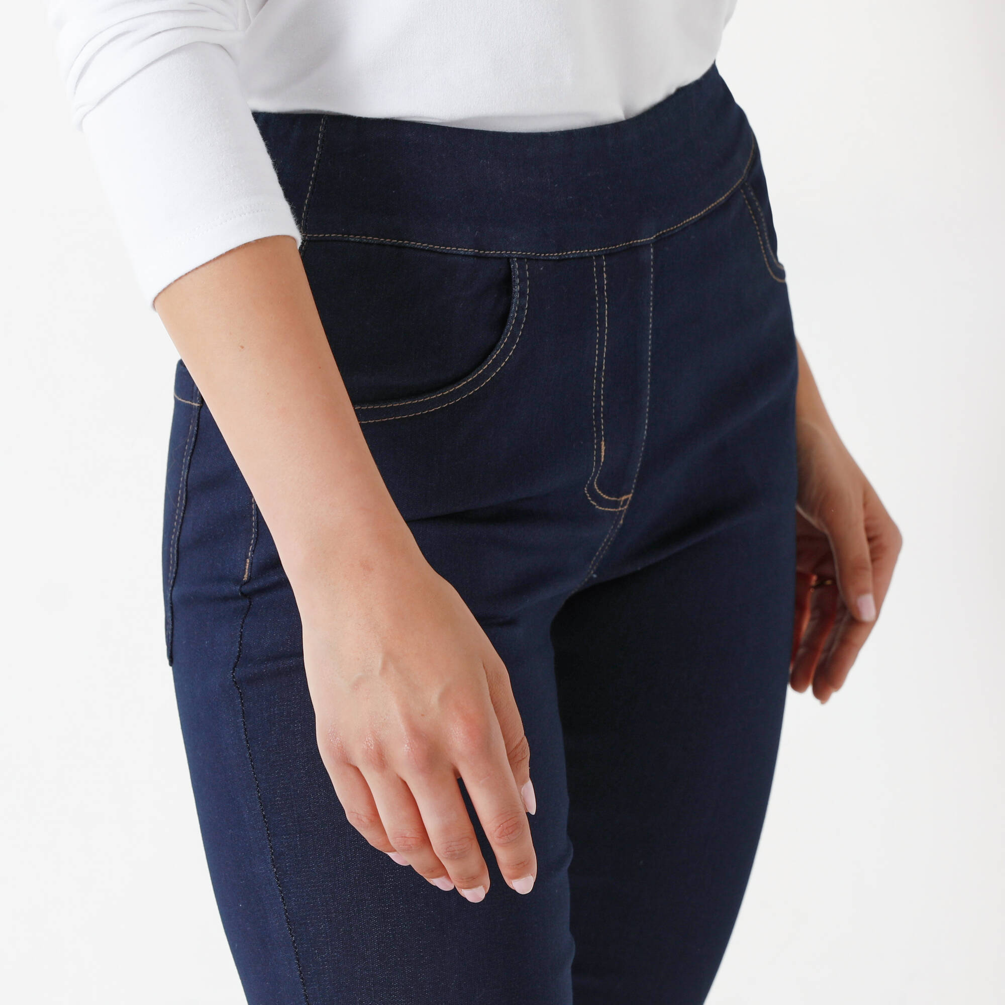Jean bootcut ultra confort, grande stature