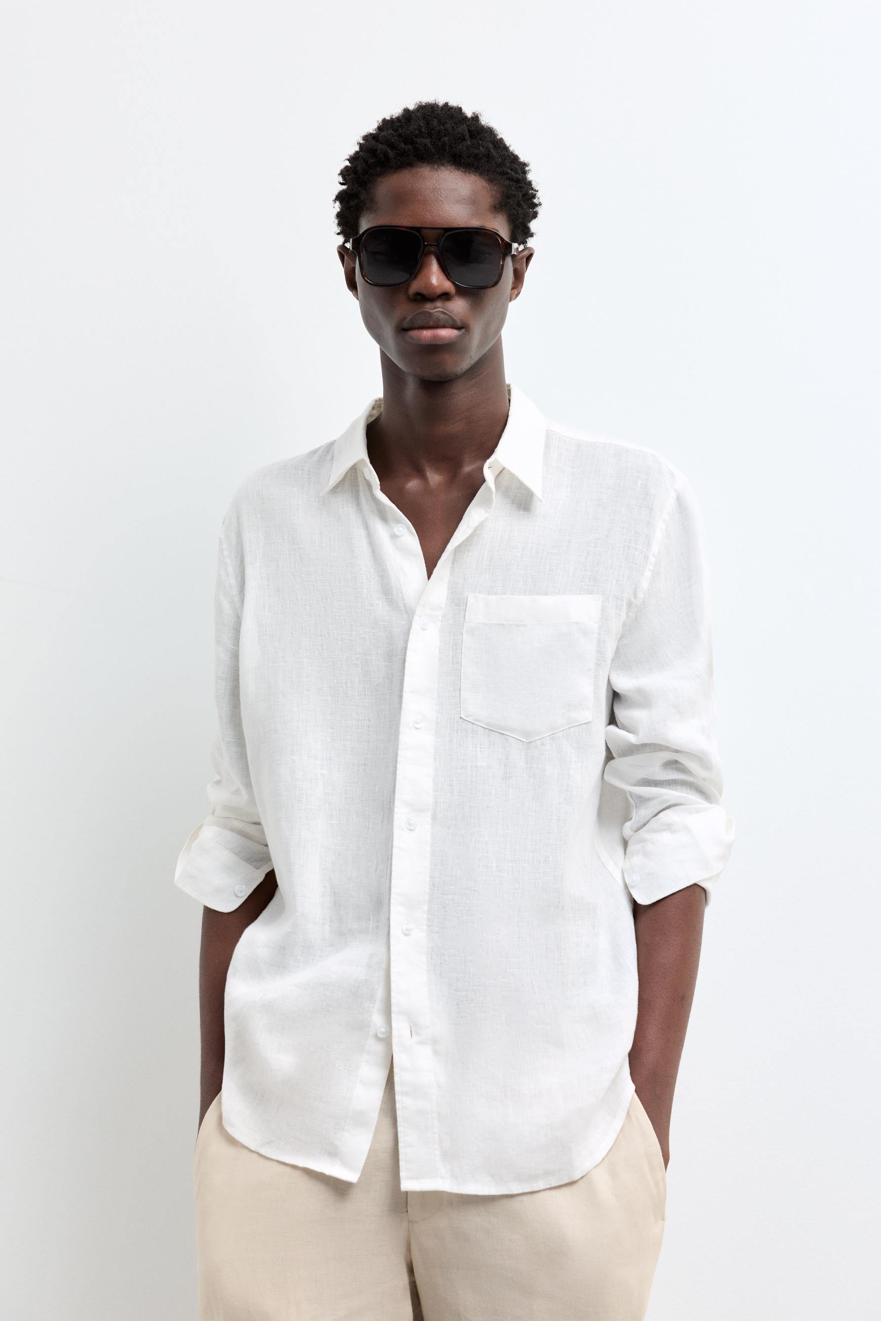 Camisa 100% lino