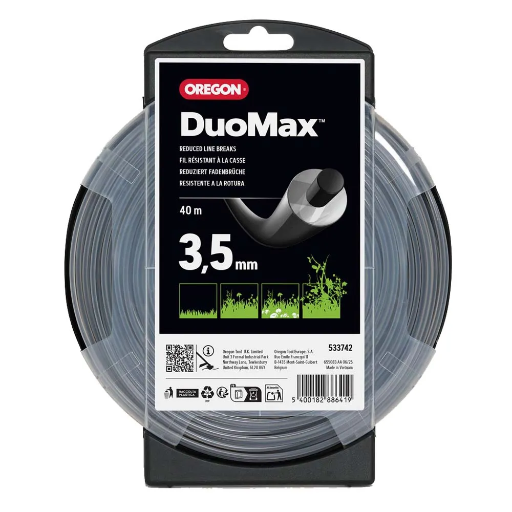 Oregon 533742 Duoline 3.5 mm x 40 m Trimmer Line