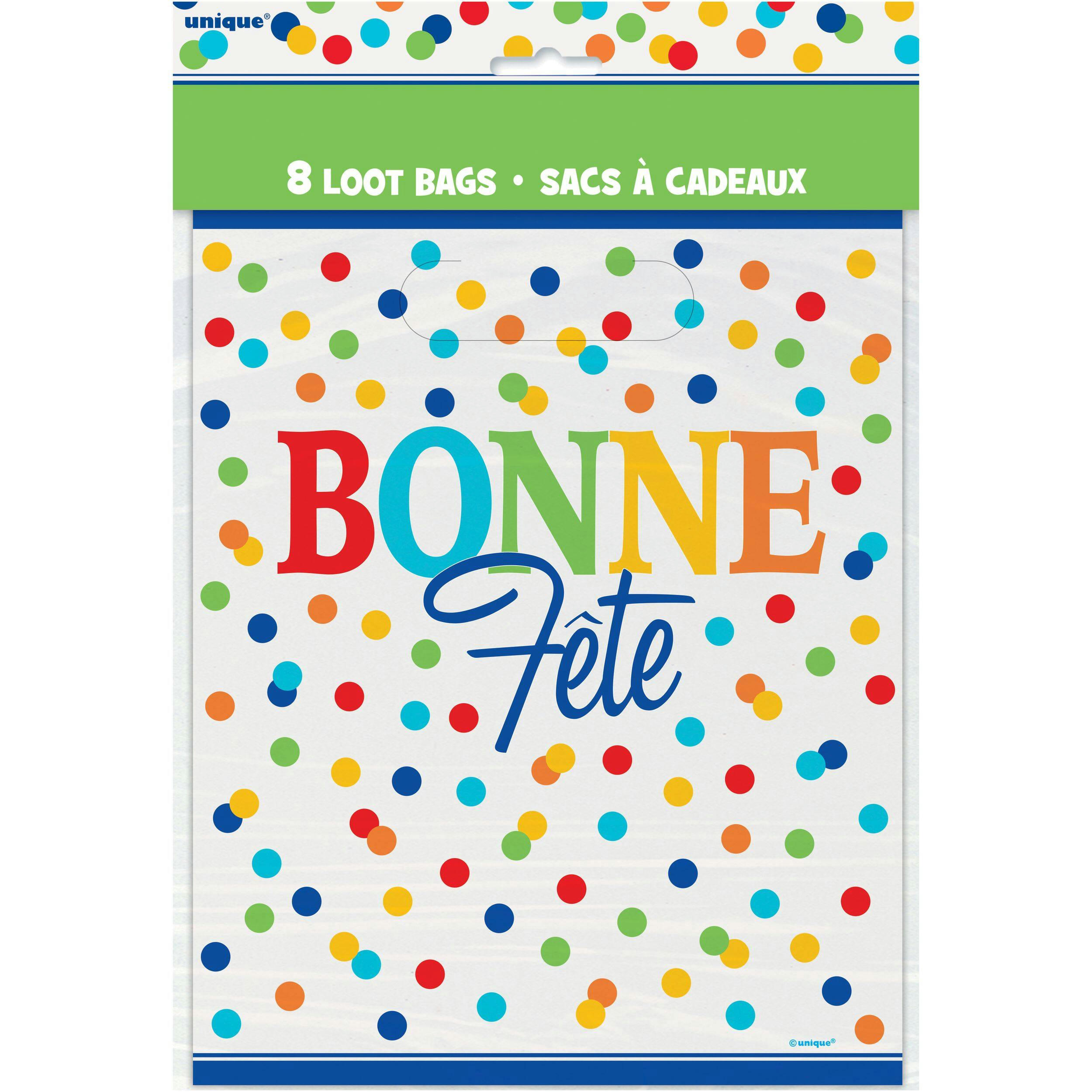 Unique Bonne Fete Loot Bags, 8-pk