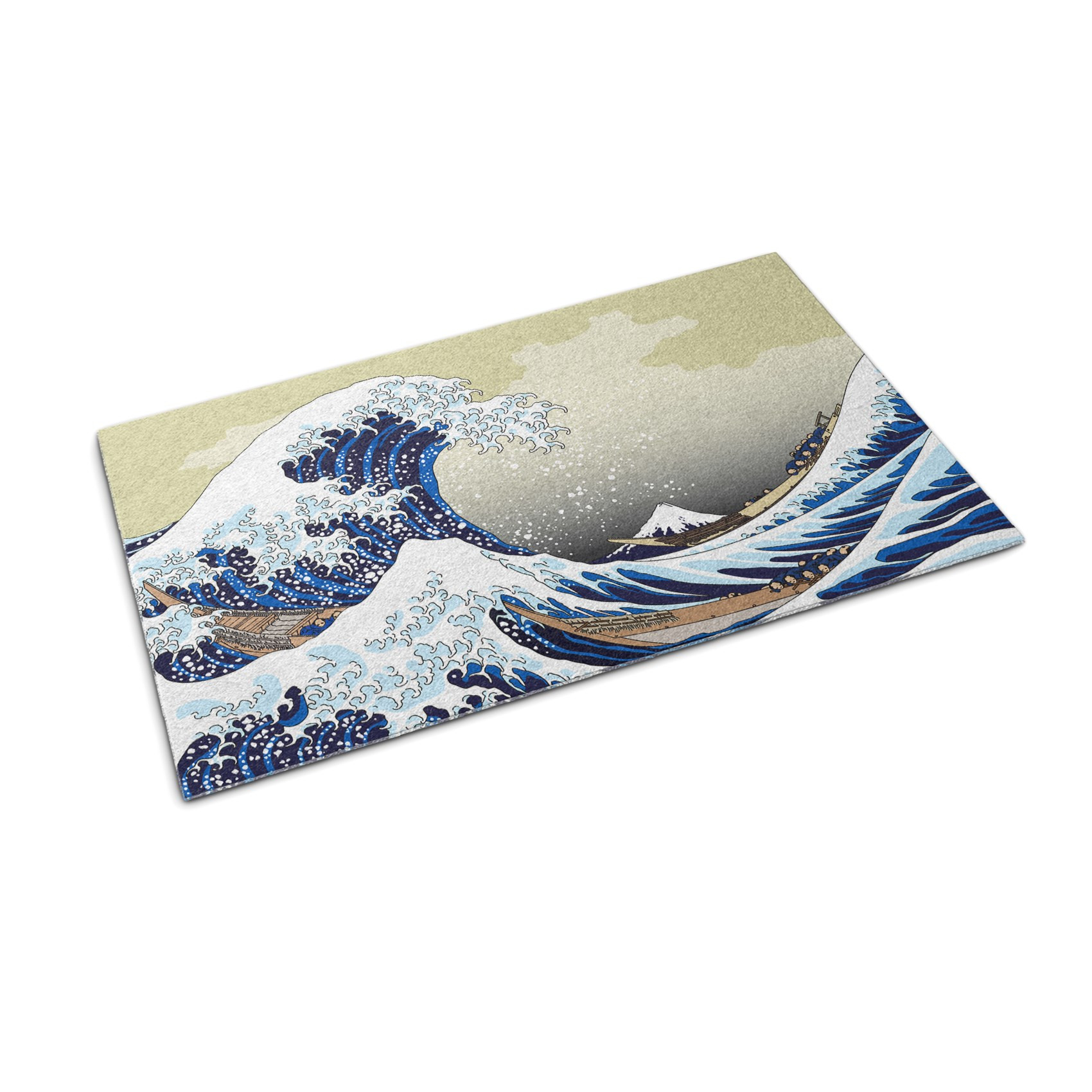 Mata do przedpokoju 60x40 Kanagawa Wielka fala sztuka Tulup