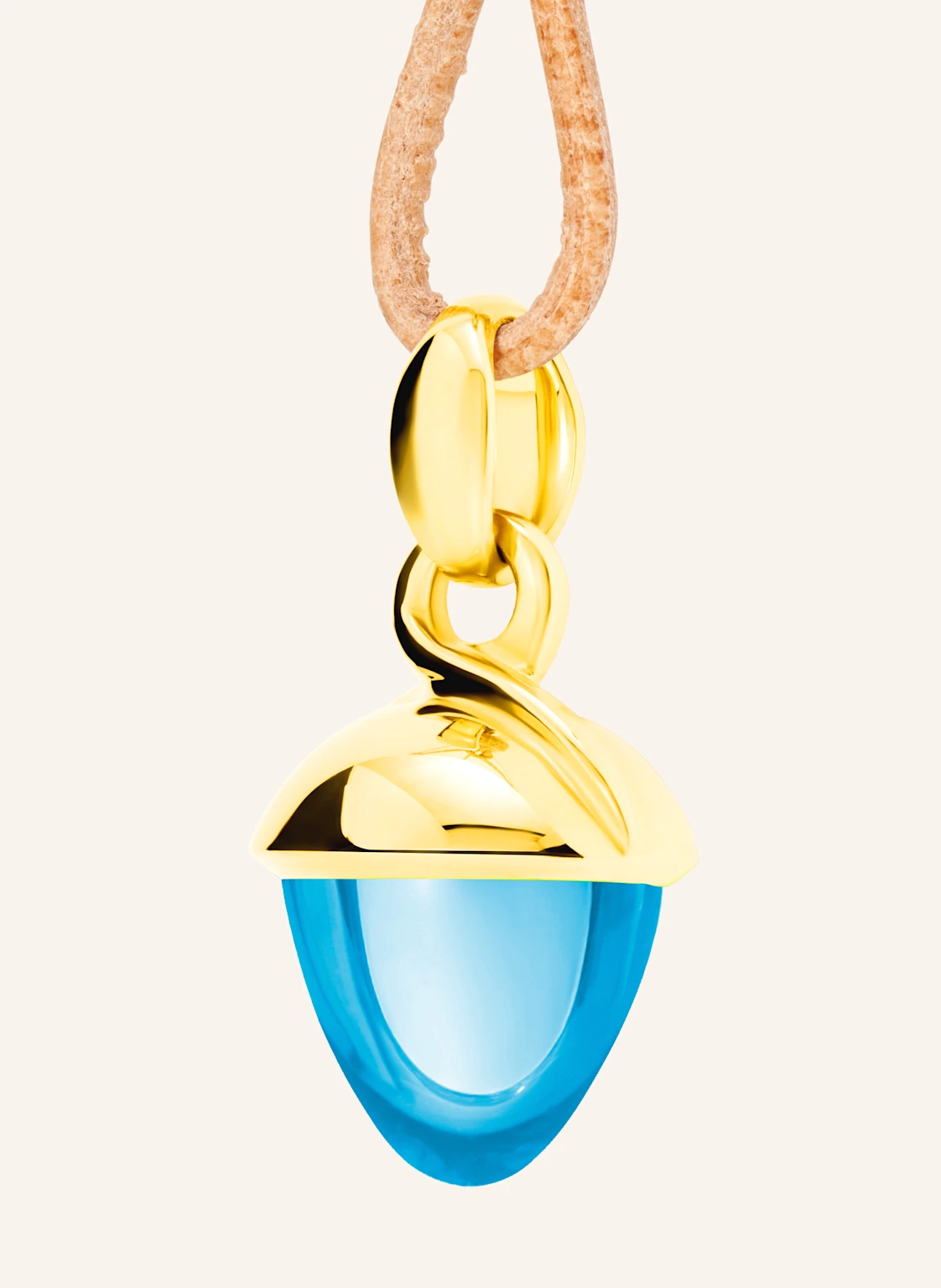 TAMARA COMOLLI Anhänger PENDANT MIKADO BOUQUET SWISS TOPAZ aus 18K Gelbgold mit Swiss Topas
