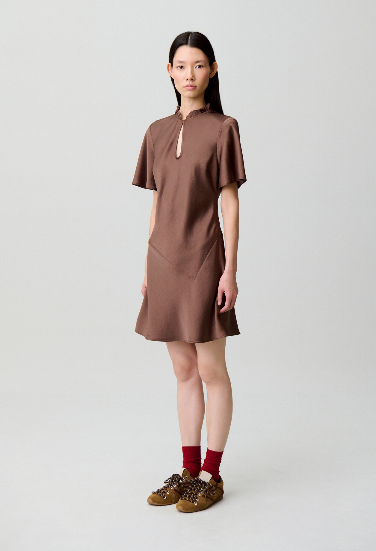 Robe courte fluide