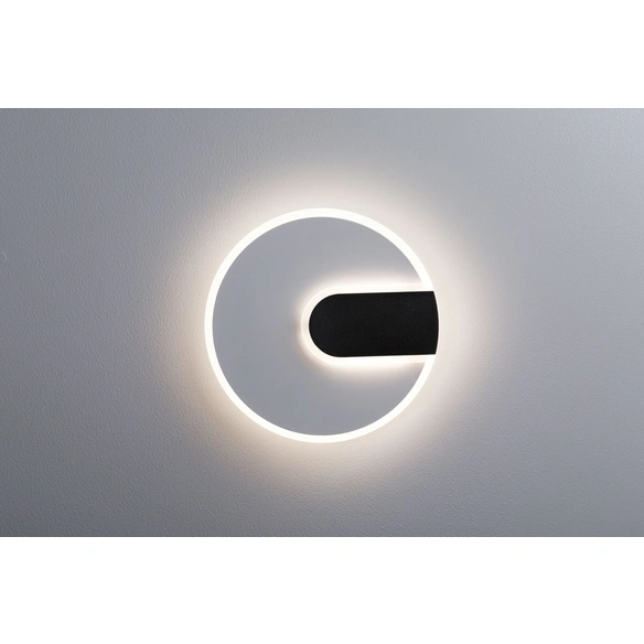 LED-Wandleuchte, WD 2Form WL LED 12,5W 240mm Weiß Schwarz 230V Acryl Metall
