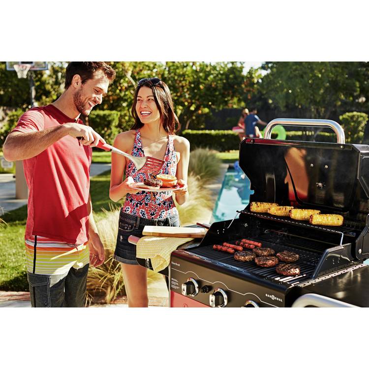 Char-Broil 3 Burner Gas and Charcoal BBQ