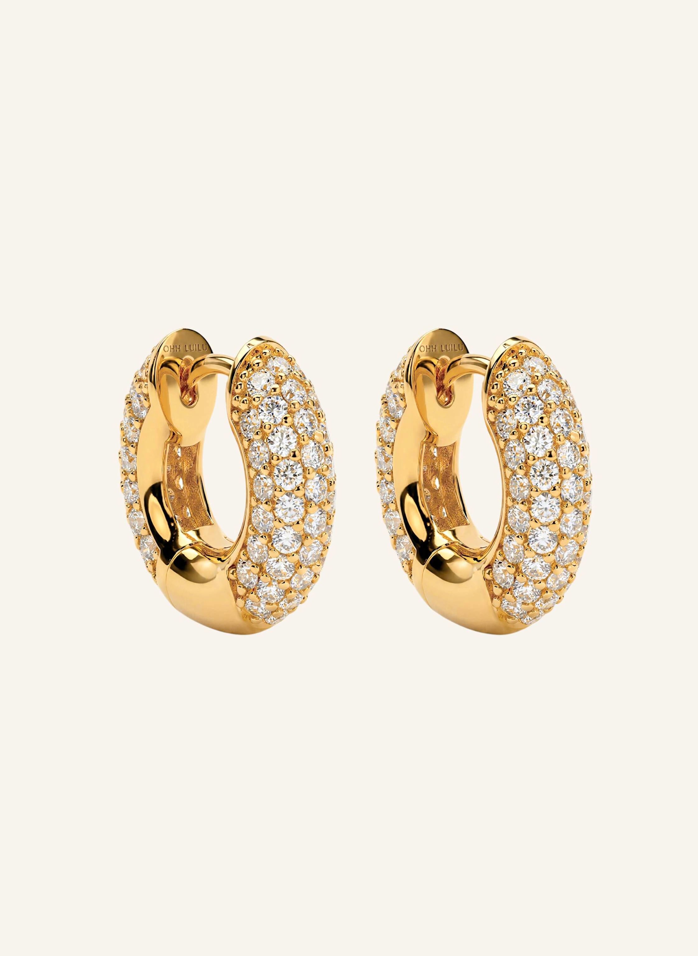 OHH LUILU Creolen MINI DISCO HOOPS by GLAMBOU