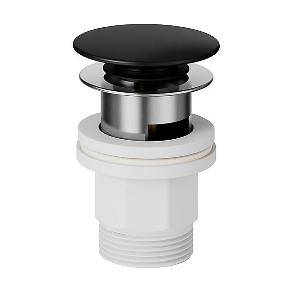 Mitigeur de lavabo noir GoodHome Selenga XL