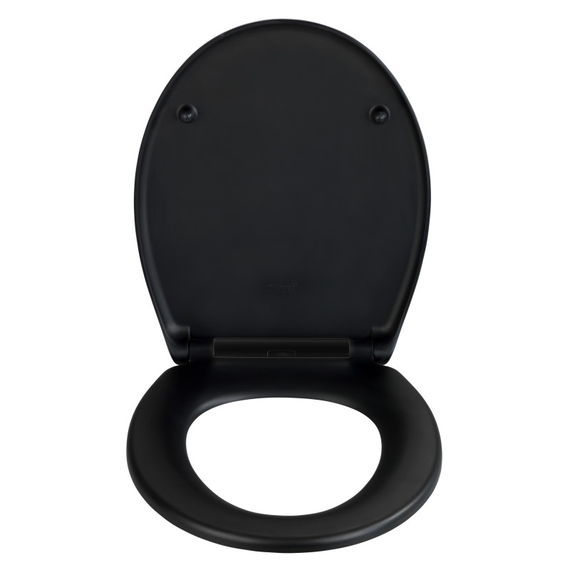 Abattant de toilette Ikaria noir mat WENKO