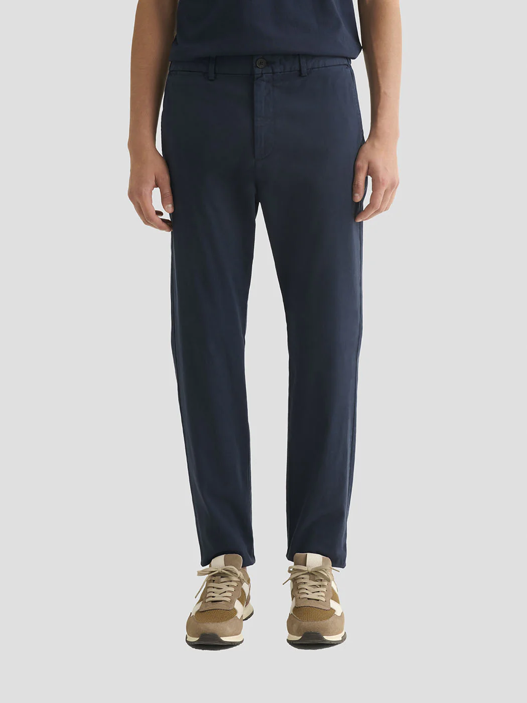 Chino en coton mélangé