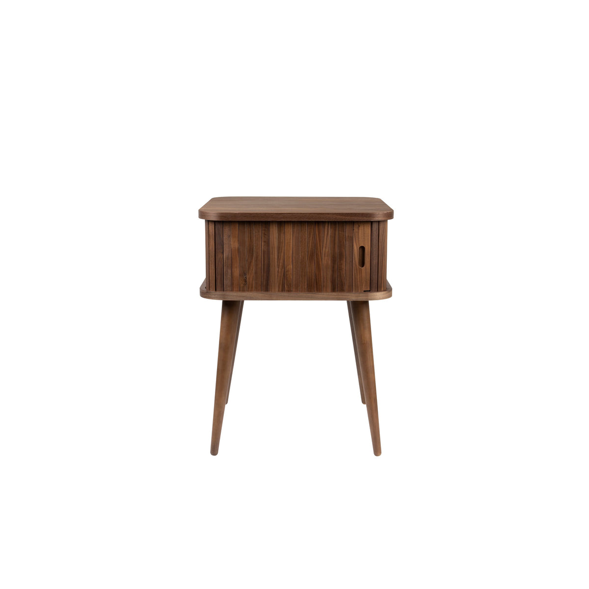 Zuiver Barbier Bijzettafel/ Nachtkastje Hout Walnoot - Bruin