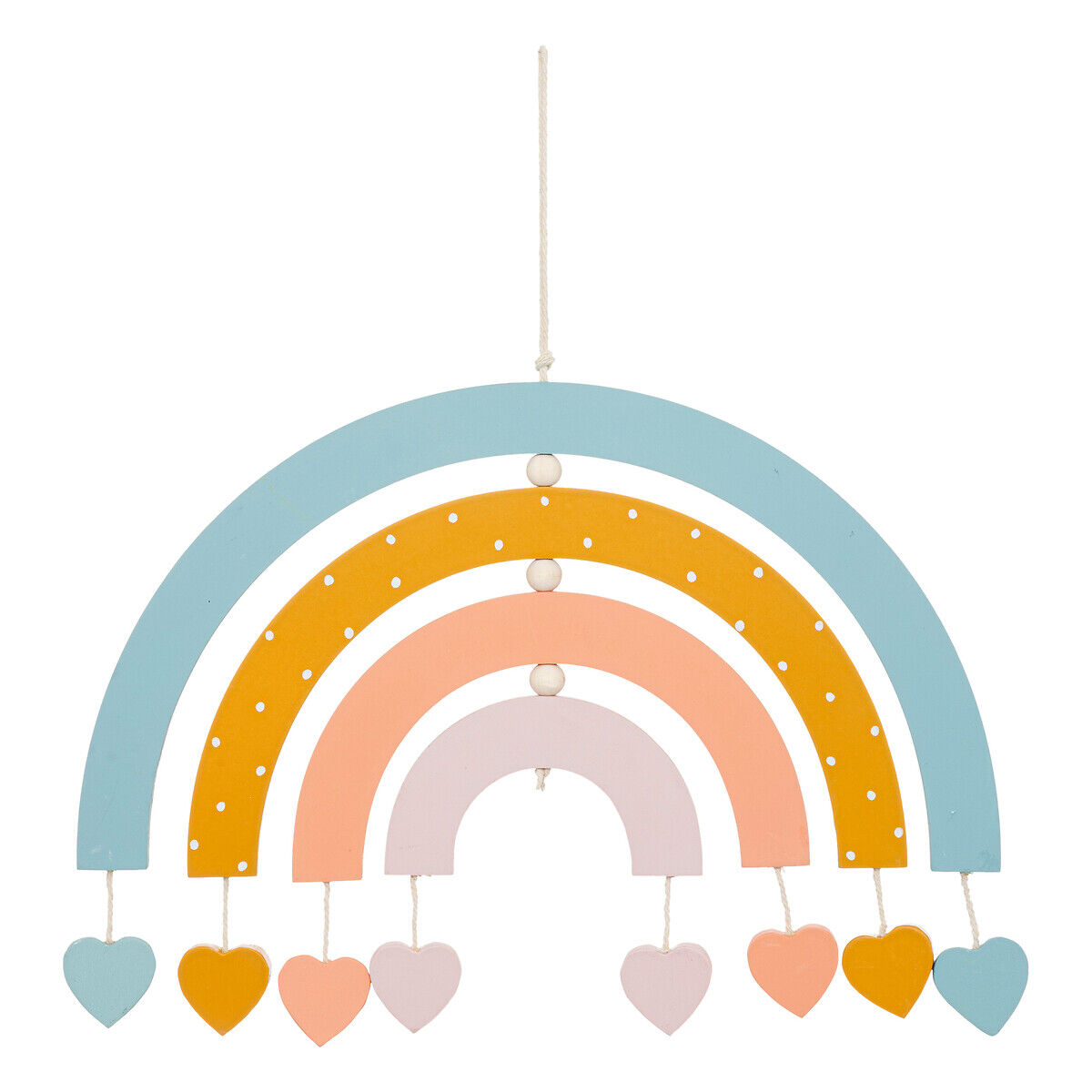 Decoração de mural arco-íris