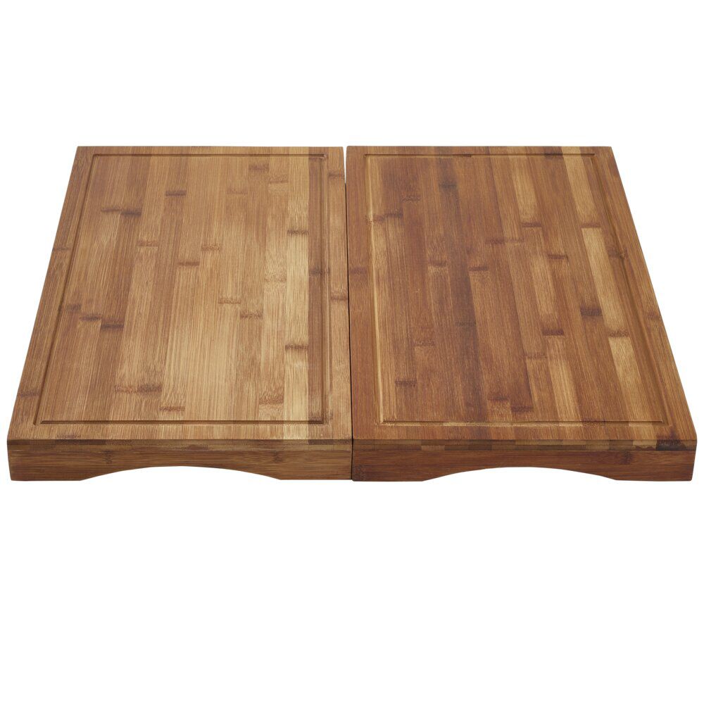 Protection pour plaque de cuisson x2 et planche à découper bois 54x30xH4,5cm