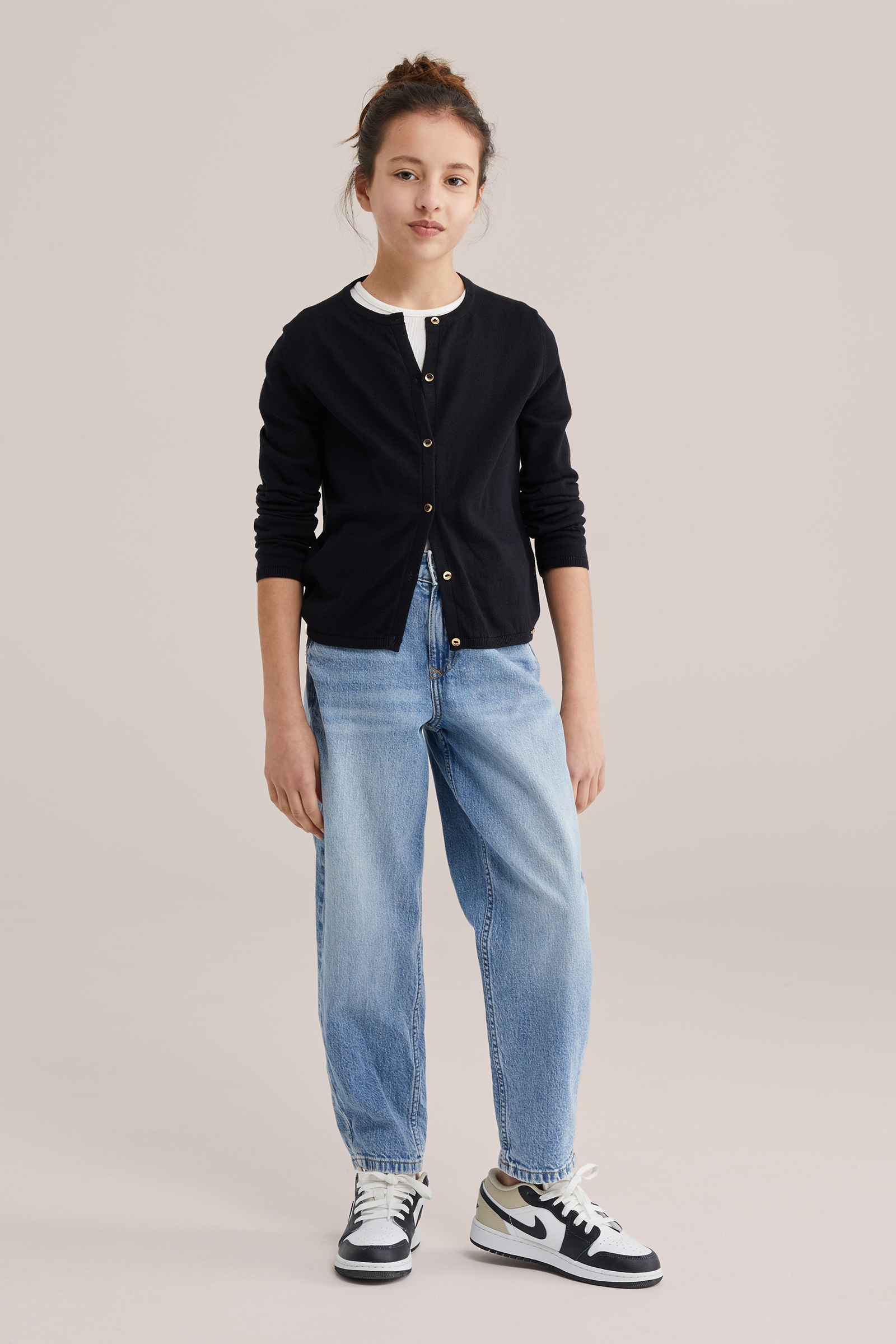 Meisjes gebreide vest