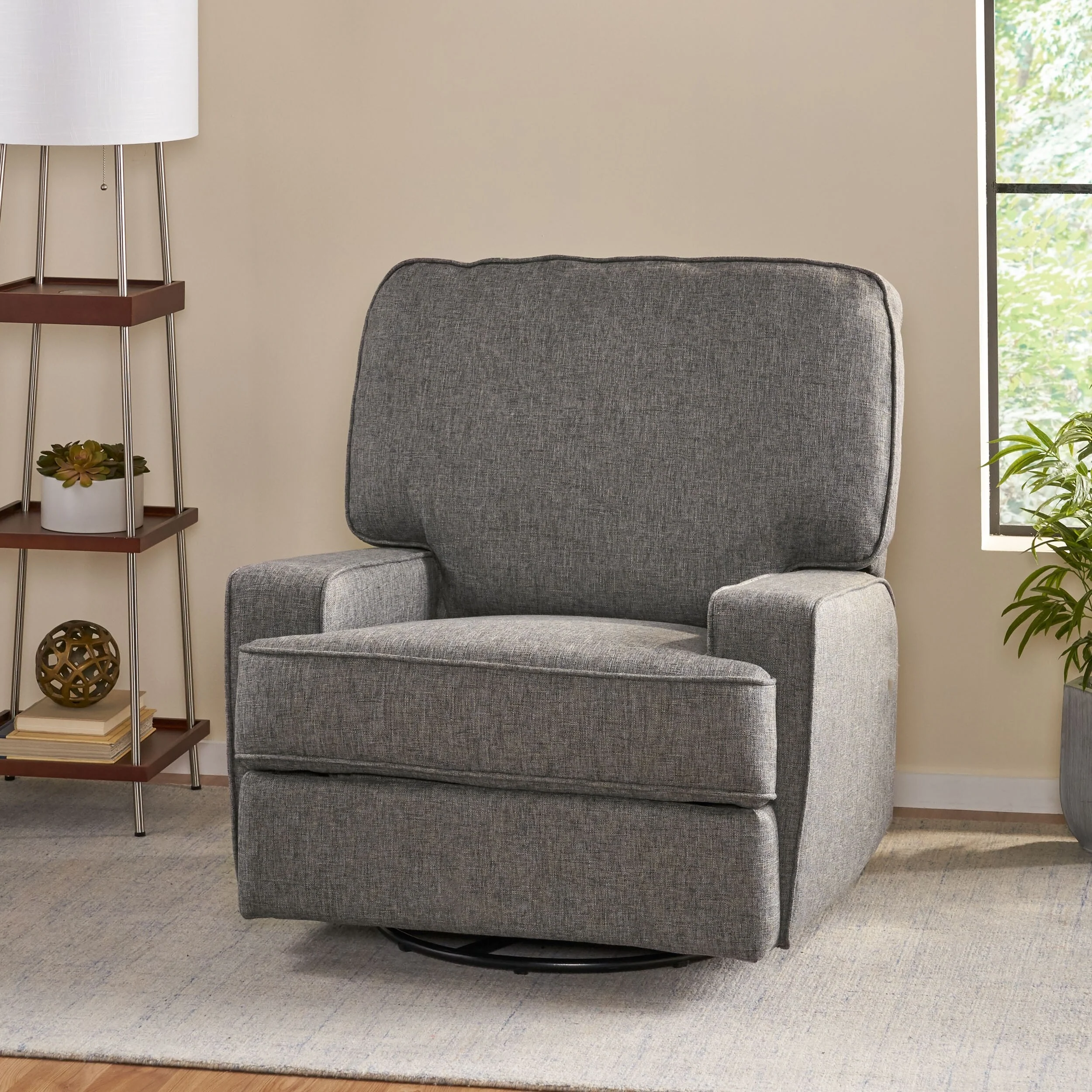 Roomfitters 36 Wide Manual Standard Recliner, Stylish Recliner for Living Room, Bedroom