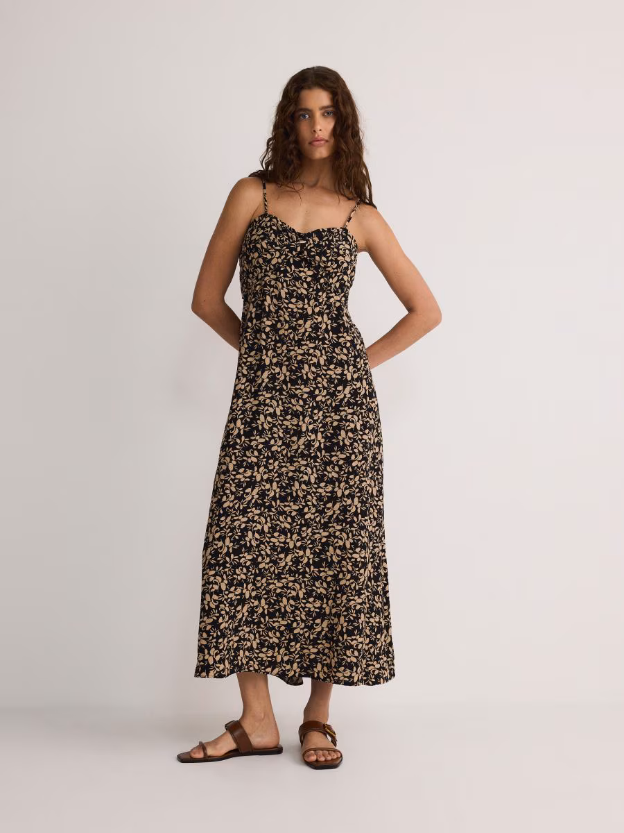 Patterned Viscose Dress