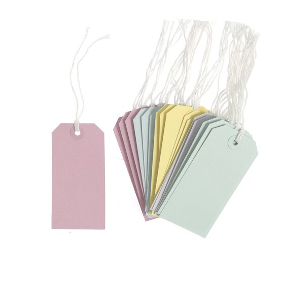 Pastel Traditional Tags 25 Pack