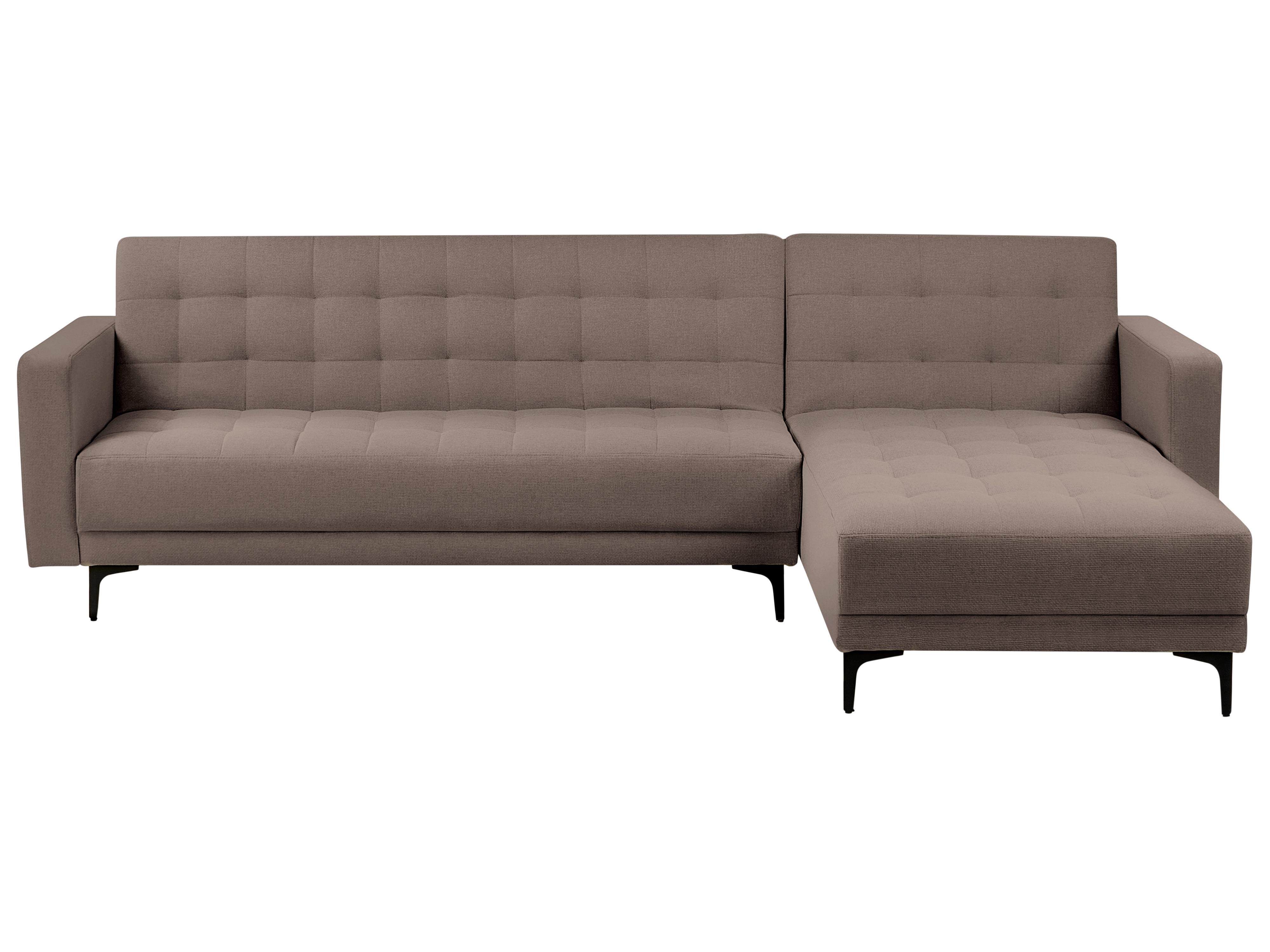 Chaise Longue ABERDEEN Fabric Taupe
