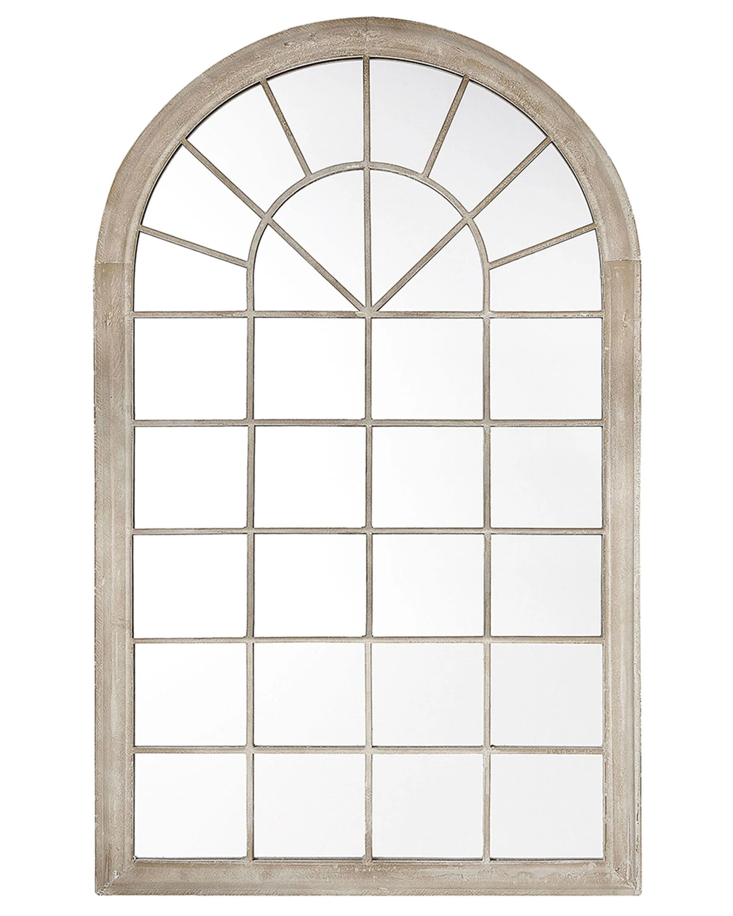 Wall Mirror TREVOL 77 cm 130 cm Metal Beige