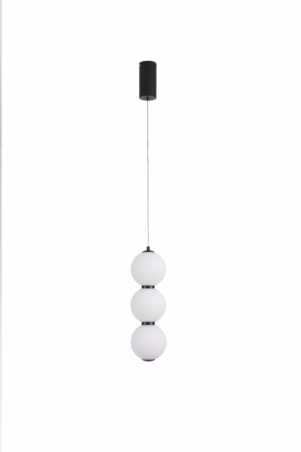 Lampa wisząca PERLA LED czarna 12 cm