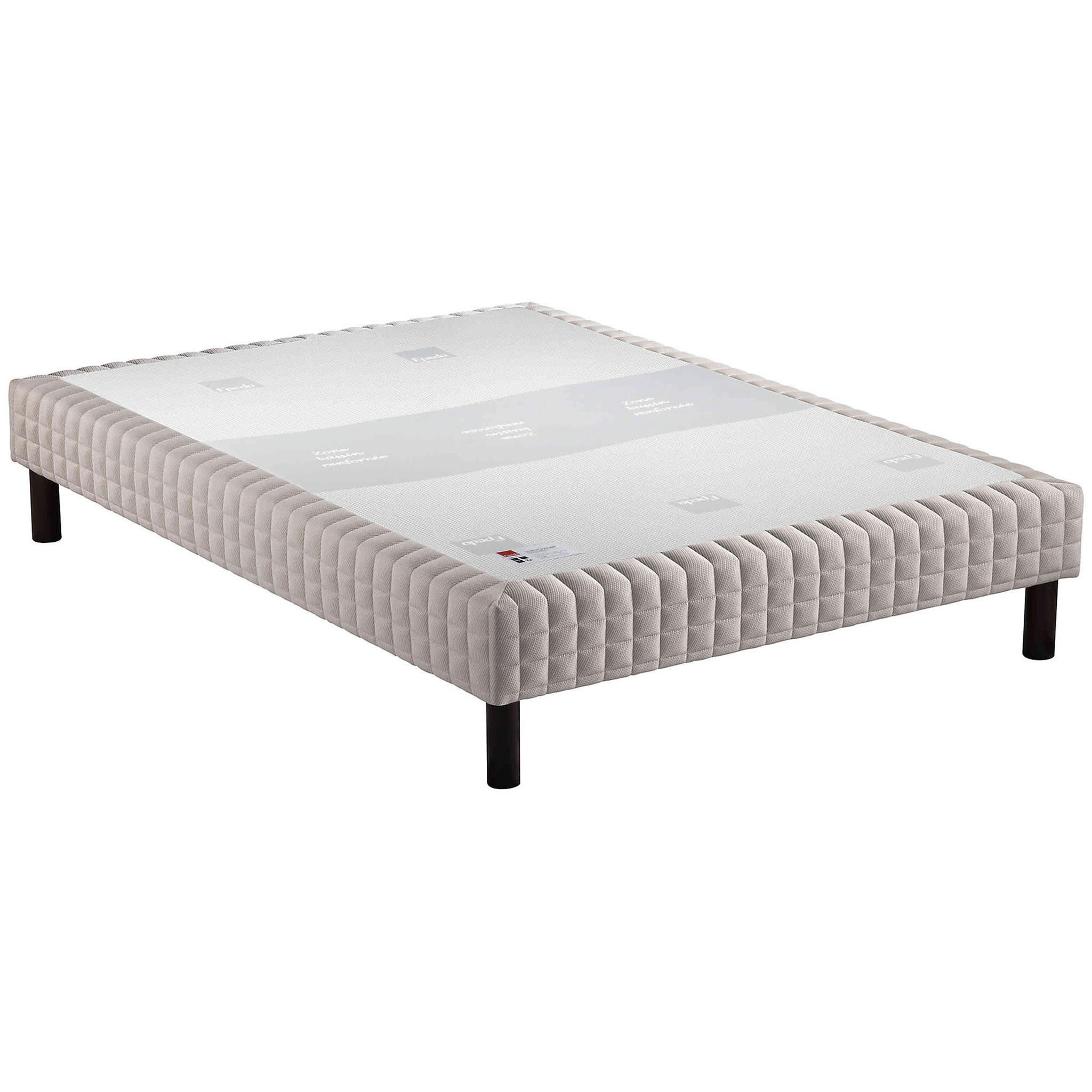 SOMMIER MULTIRESSORT PARAMENTE CONFORT ÉQUILIBRÉ - Sommier Tapissier Epeda Multiressorts Parementé Unic 80x190