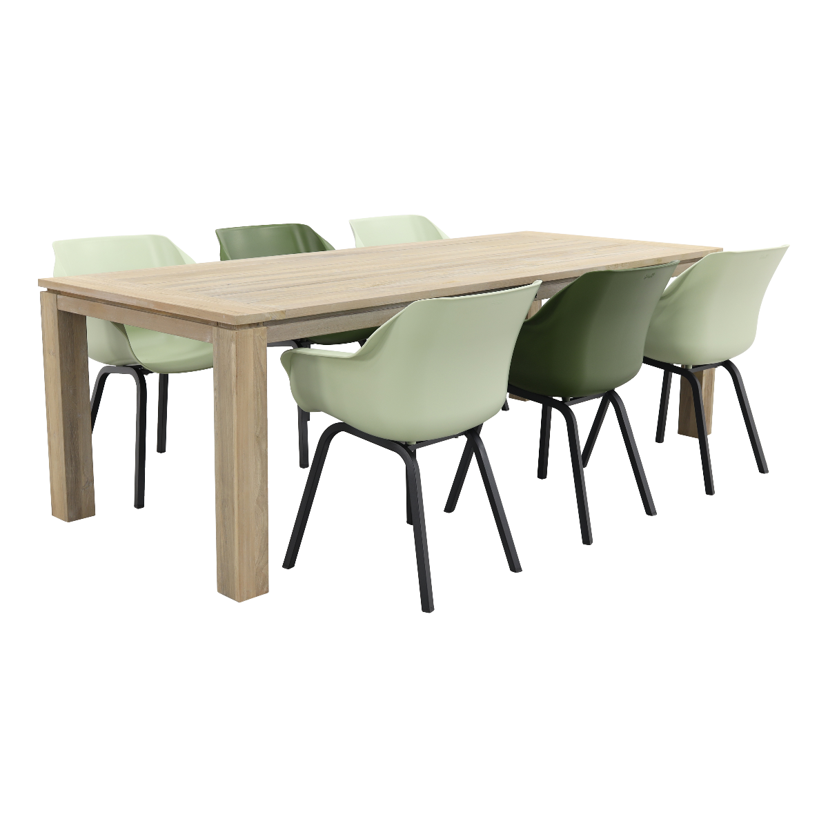 Hartman Sophie Element mixed green Rome grey 240 cm. tuinset - 7-delig