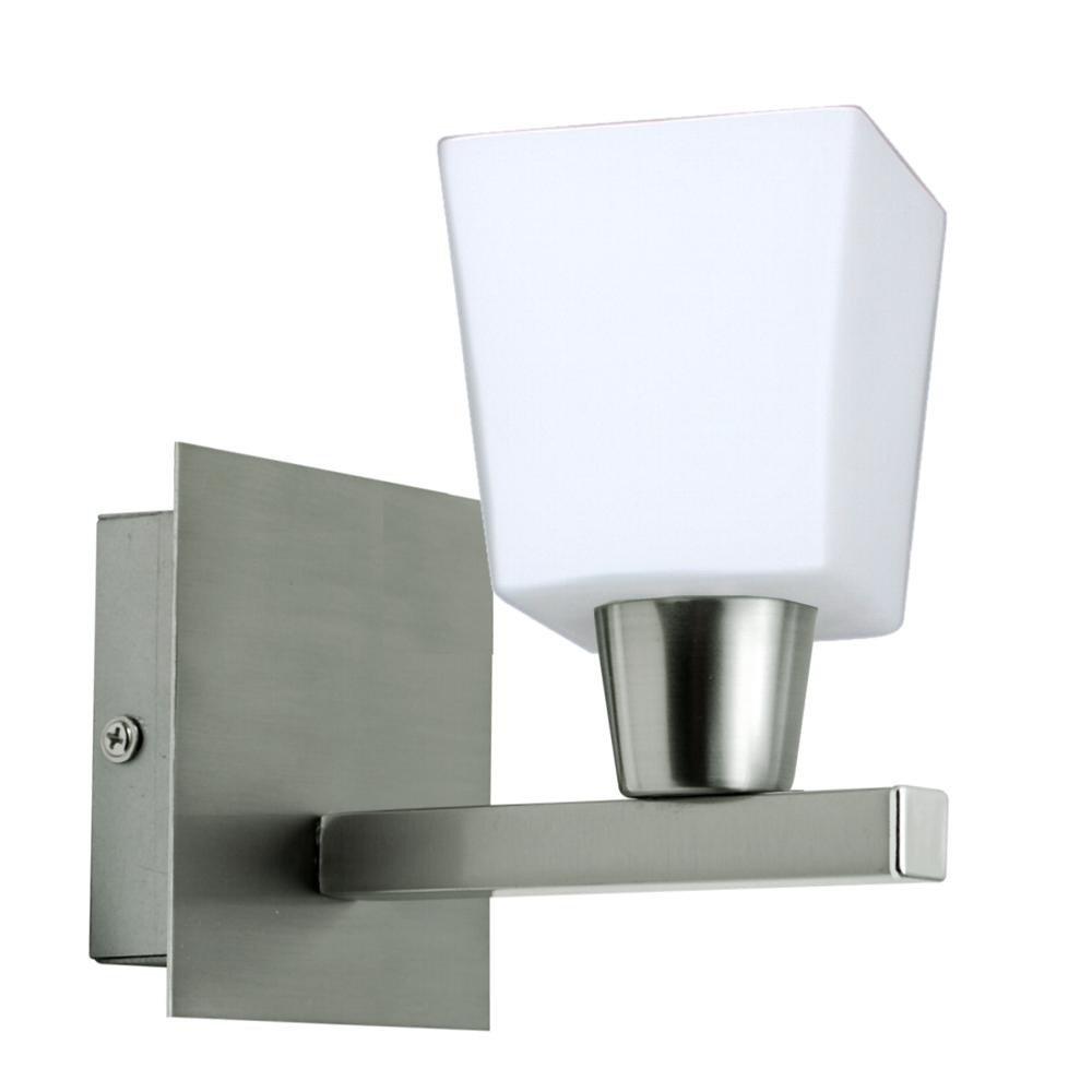 Lampa kinkiet MAXIM 1x40w e14 nikiel mat