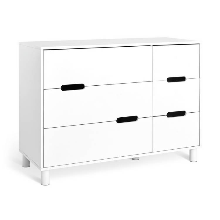 Habitat Henri 6 Drawer Chest - White