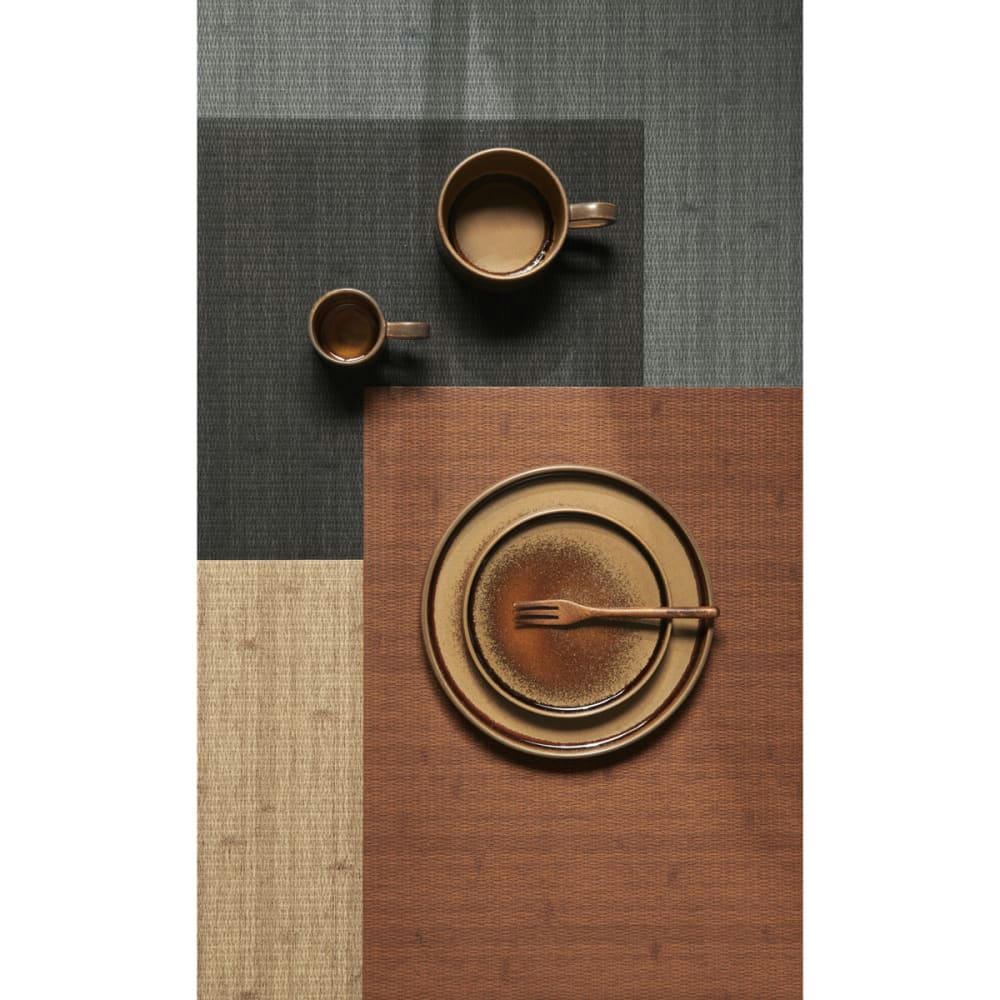 - Set de table pvc 46x33cm marron clair