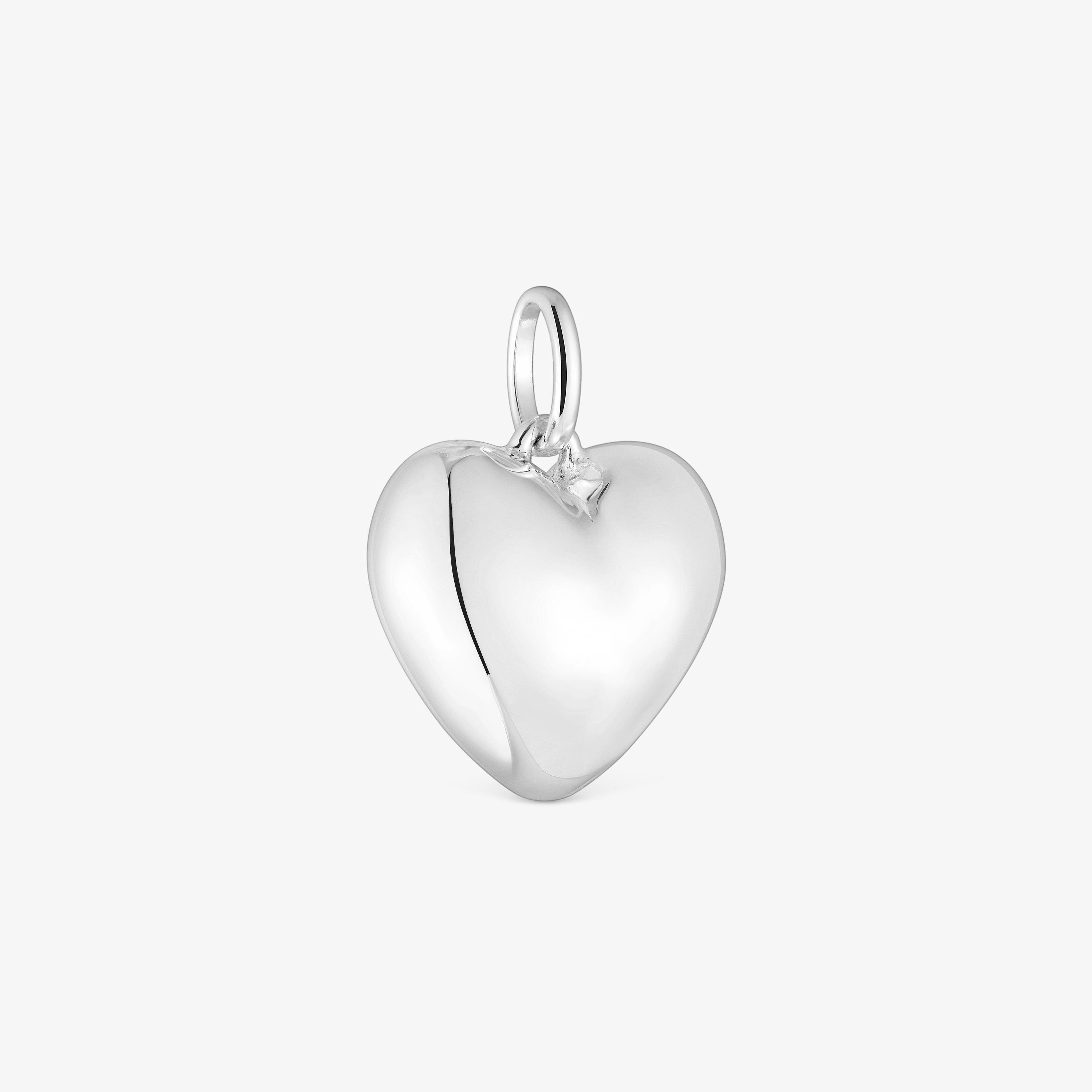 Colgante pequeño de plata motivo corazón Garden Of Love