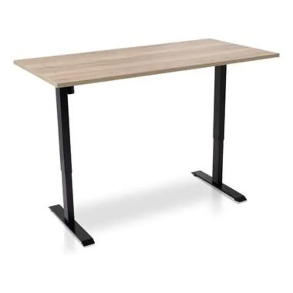 MRC EASY elektrisch ARBO zit-sta bureau - 160x80 cm - robuust eiken