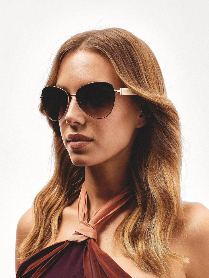 Ladies' cream sunglasses